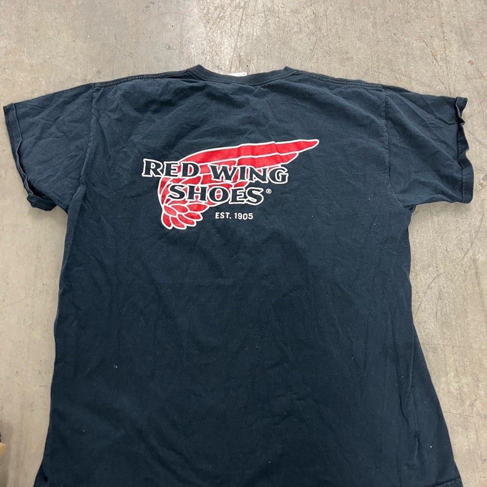Red Wing Shoes Black Long Sleeve Tee